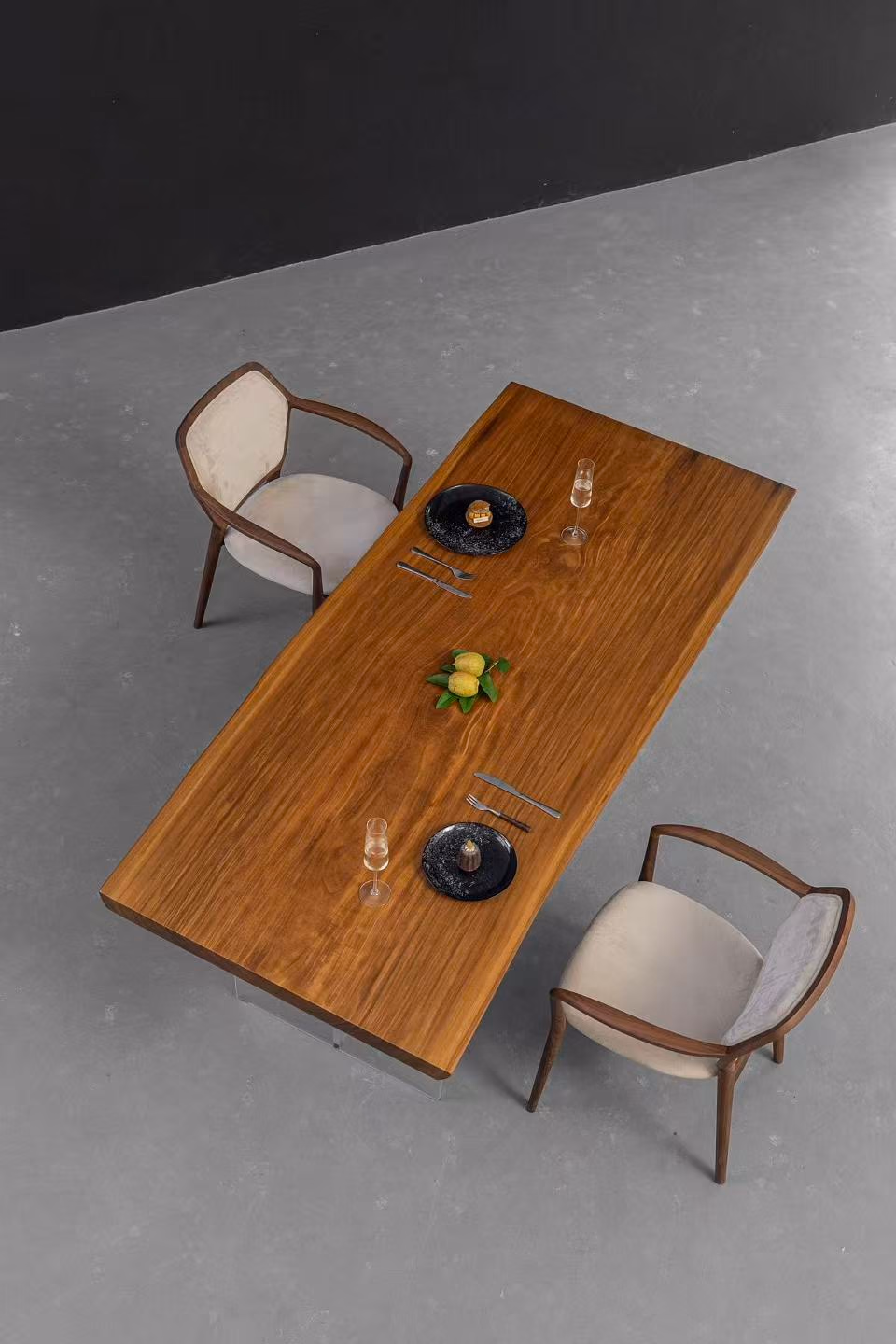 Afromosia 002, full slab view