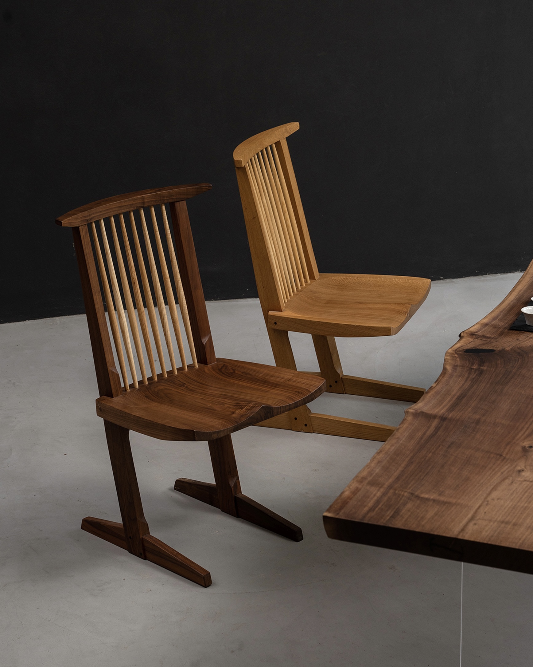 George Nakashima Side Chair, full view
