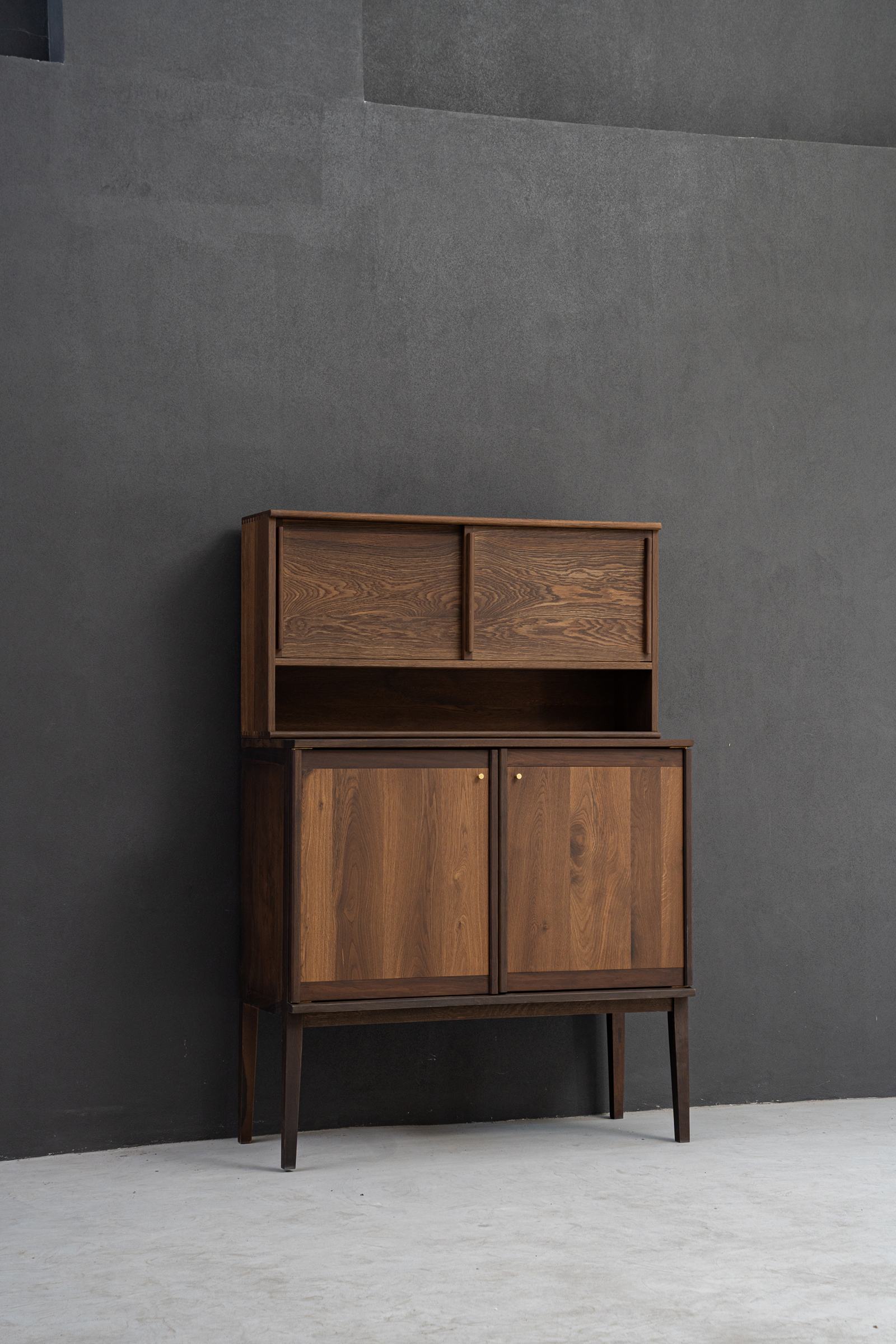 Granary Cabinet Smoked Oak gallery view 2