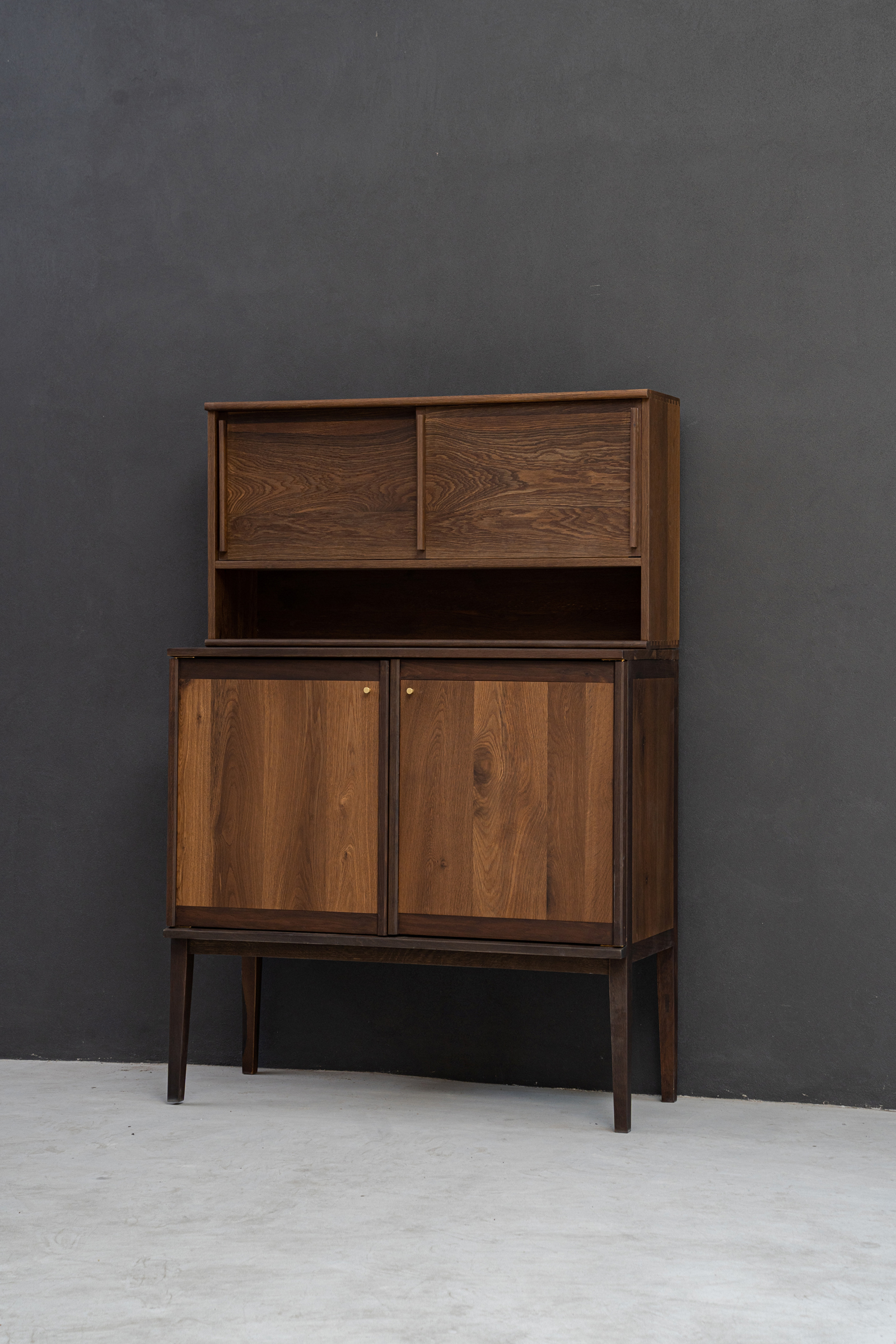 Granary Cabinet Smoked Oak gallery view 3