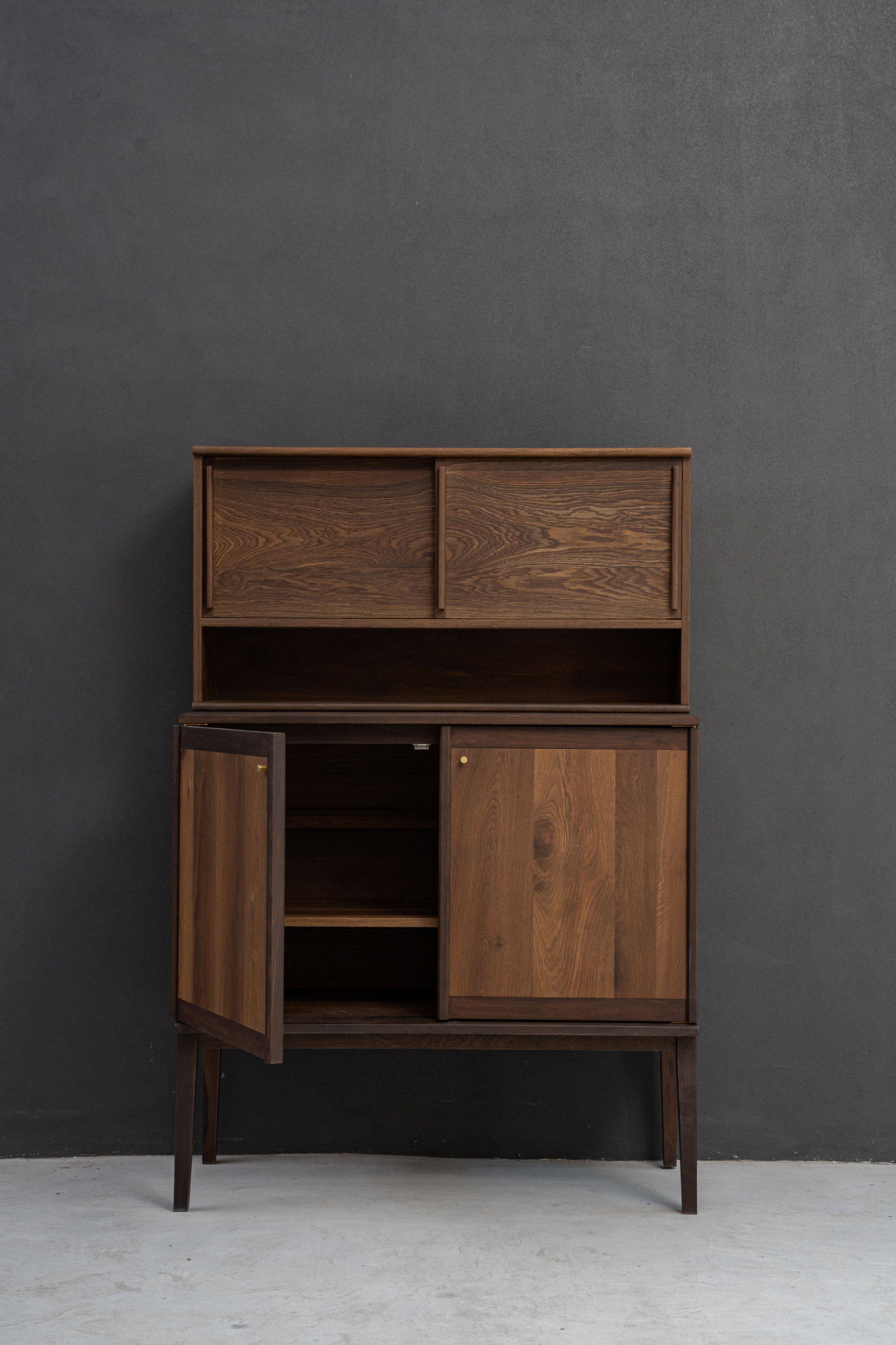 Granary Cabinet Smoked Oak gallery view 4