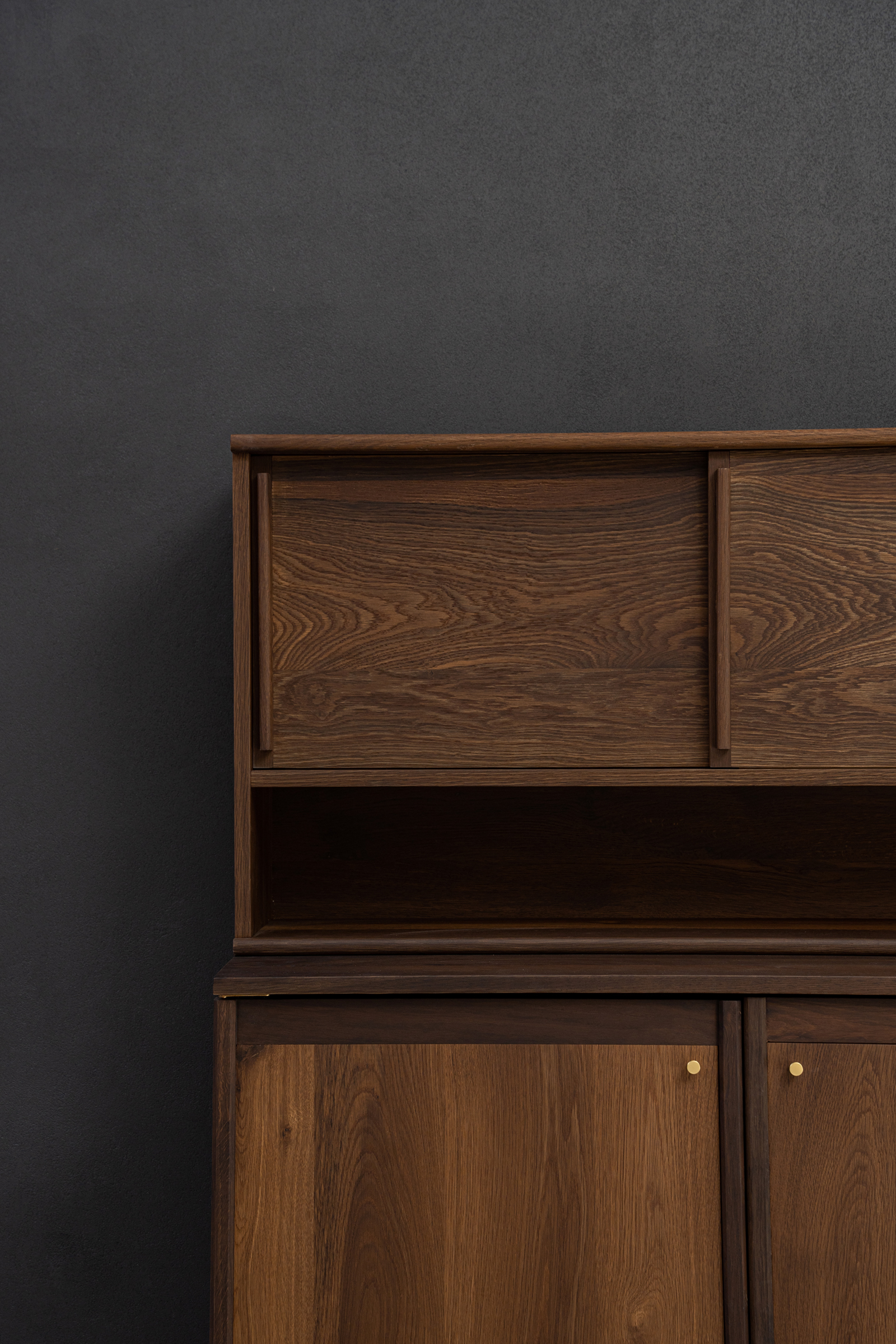 Granary Cabinet Smoked Oak gallery view 5