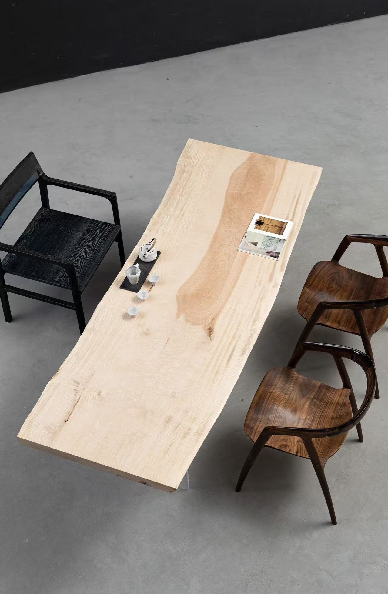 Japanese Horse Chestnut JHC-001, full slab view